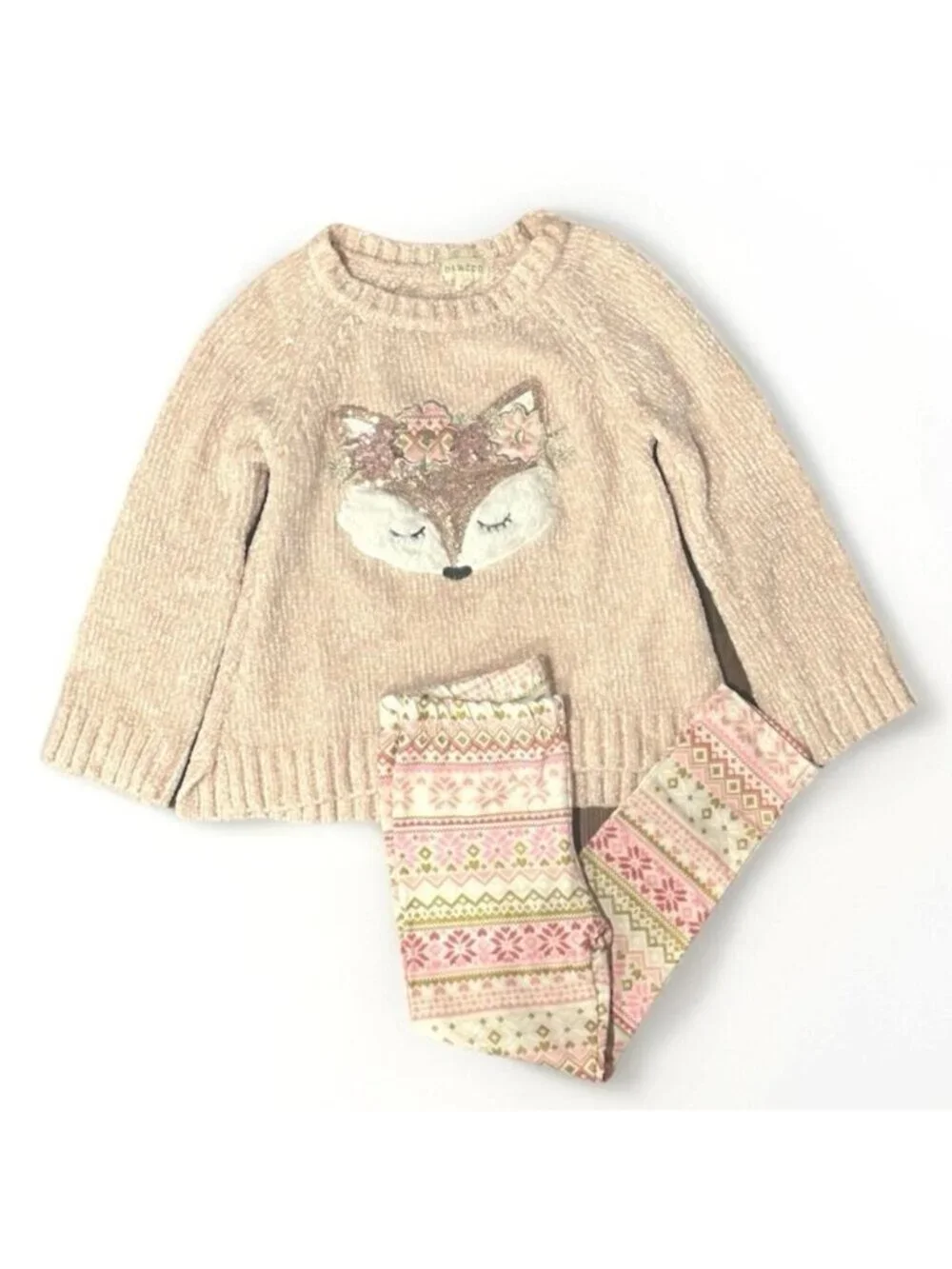 btween Fox Sweater & Leggings Set 6x